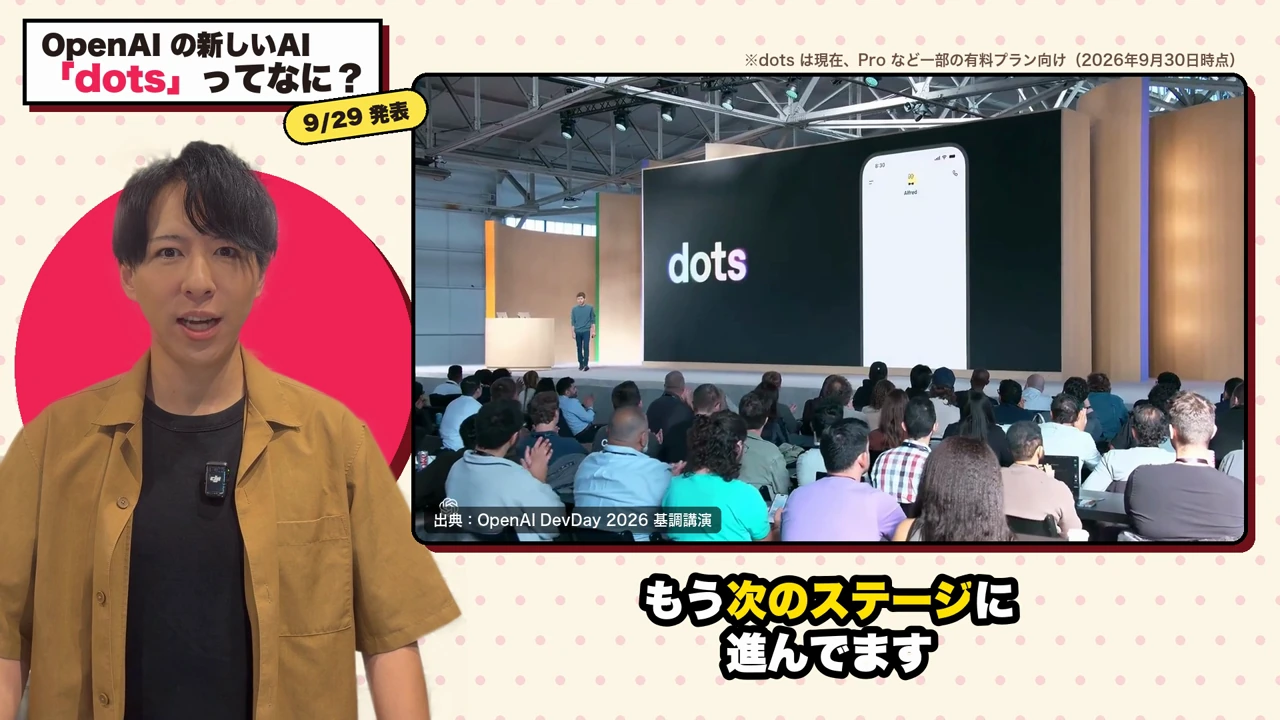 dots紹介動画のサムネイル
